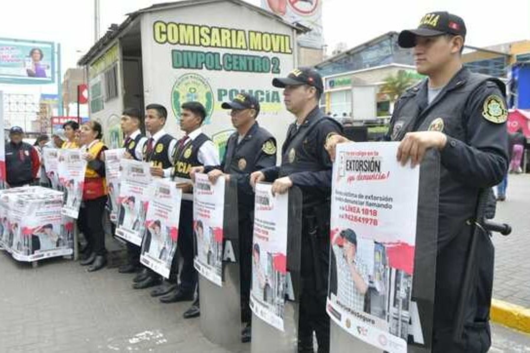PNP capturó a más de 350 extorsionadores. Foto:ANDINA/Difusión