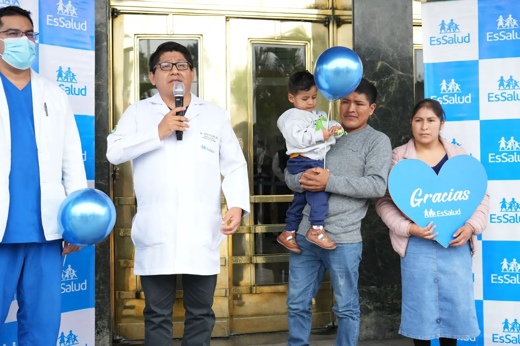 El Seguro Social de Salud (EsSalud) presentó la historia del pequeño Joseph, un niño de dos años de edad que representa una nueva proeza médica del Hospital Nacional Guillermo Almenara Irigoyen. 
Foto: EsSalud
