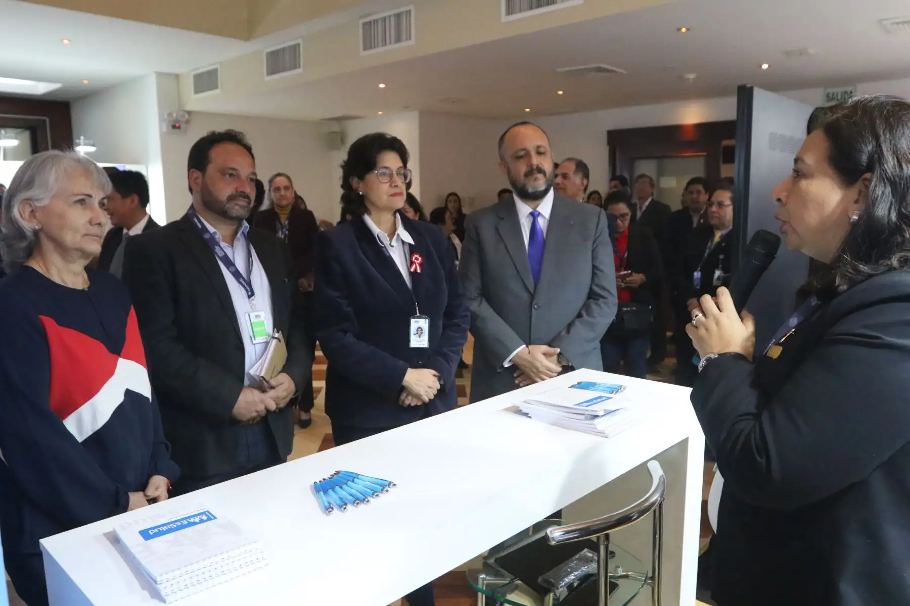 RENIEC INAUGURA FERIA TECNOLÓGICA CON PRESENTACIÓN DE BIOMETRÍA DE RECONOCIMIENTO DE IRIS 

El Registro Nacional de Identificación Nacional y Estado Civil (Reniec) invita a los medios de comunicación a la inauguración de la Feria Tecnológica del Seminario Internacional Reniec 2023: “Transformación e innovación digital para la identificación y servicios del Estado”.Foto:andina/Hector Vinces