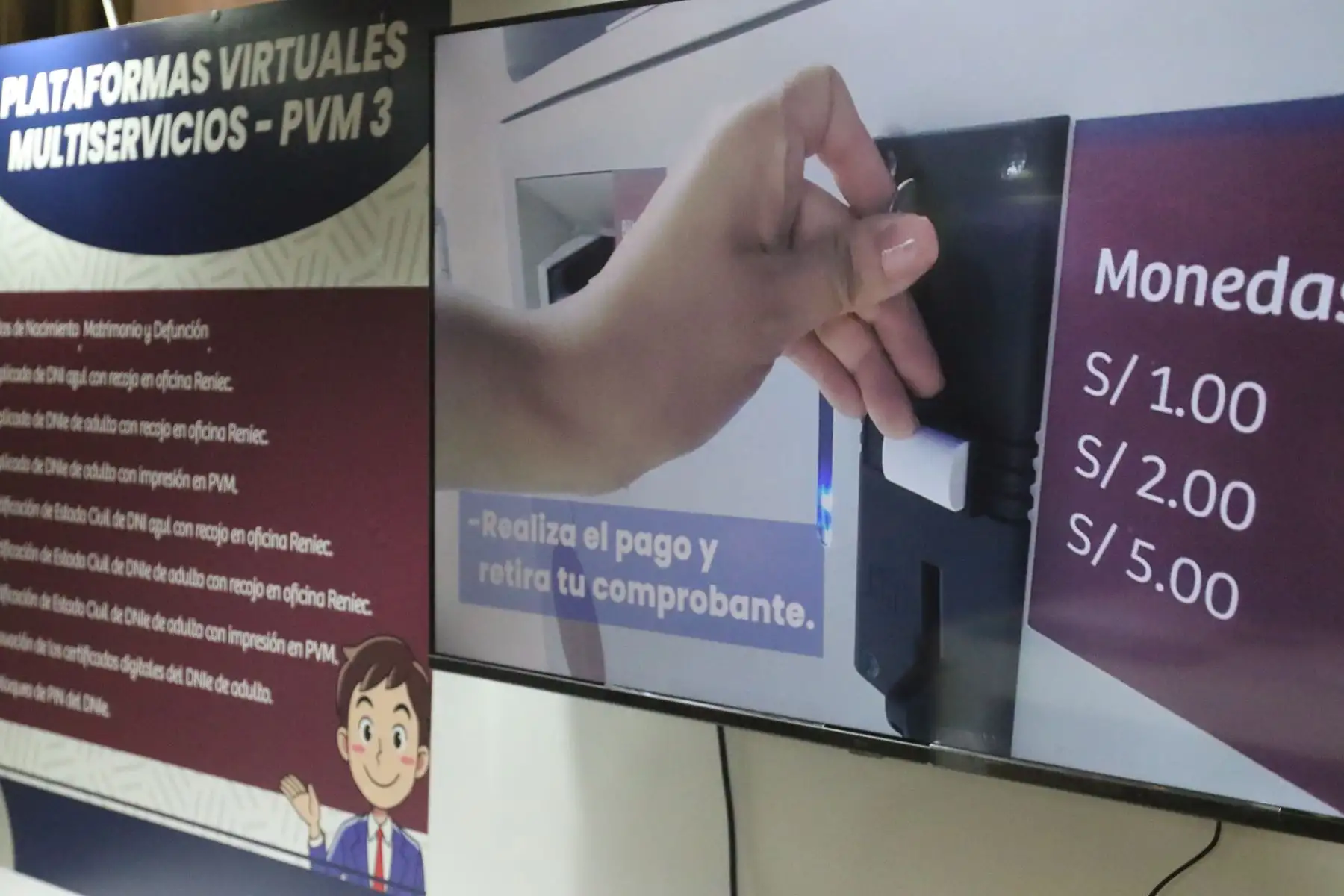 RENIEC INAUGURA FERIA TECNOLÓGICA CON PRESENTACIÓN DE BIOMETRÍA DE RECONOCIMIENTO DE IRIS 

El Registro Nacional de Identificación Nacional y Estado Civil (Reniec) invita a los medios de comunicación a la inauguración de la Feria Tecnológica del Seminario Internacional Reniec 2023: “Transformación e innovación digital para la identificación y servicios del Estado”.Foto:andina/Hector Vinces