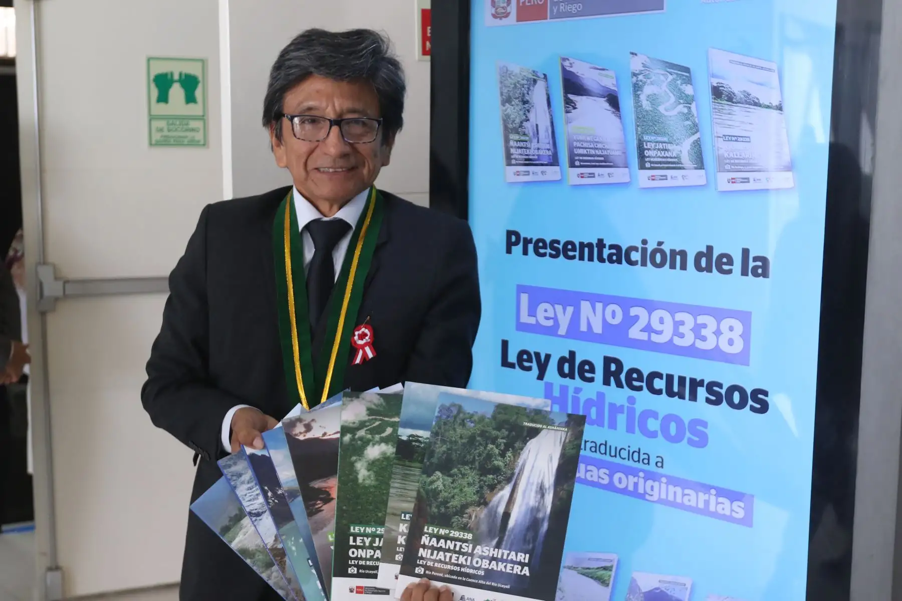 ANA presenta Ley de Recursos Hídricos traducida en ocho lenguas originarias.FOTO:ANDINA/Hector Vinces.