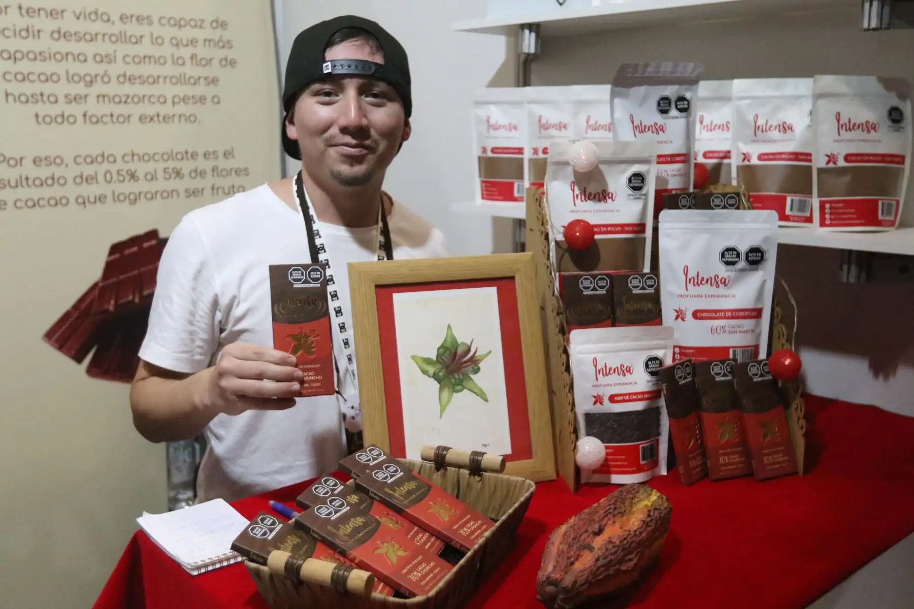 Centro de Convenciones Lima, se inaugura el Salón del Cacao y Chocolate 2023, en ceremonia que marca el inicio de su alianza con el Salon Du Chocolat Paris para formar parte de la mayor red mundial de salones de Chocolate.FOTO:ANDINA/Hector Vinces.