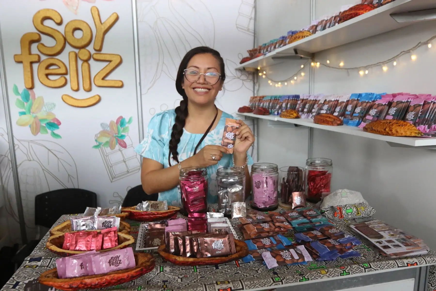 Centro de Convenciones Lima, se inaugura el Salón del Cacao y Chocolate 2023, en ceremonia que marca el inicio de su alianza con el Salon Du Chocolat Paris para formar parte de la mayor red mundial de salones de Chocolate.FOTO:ANDINA/Hector Vinces.