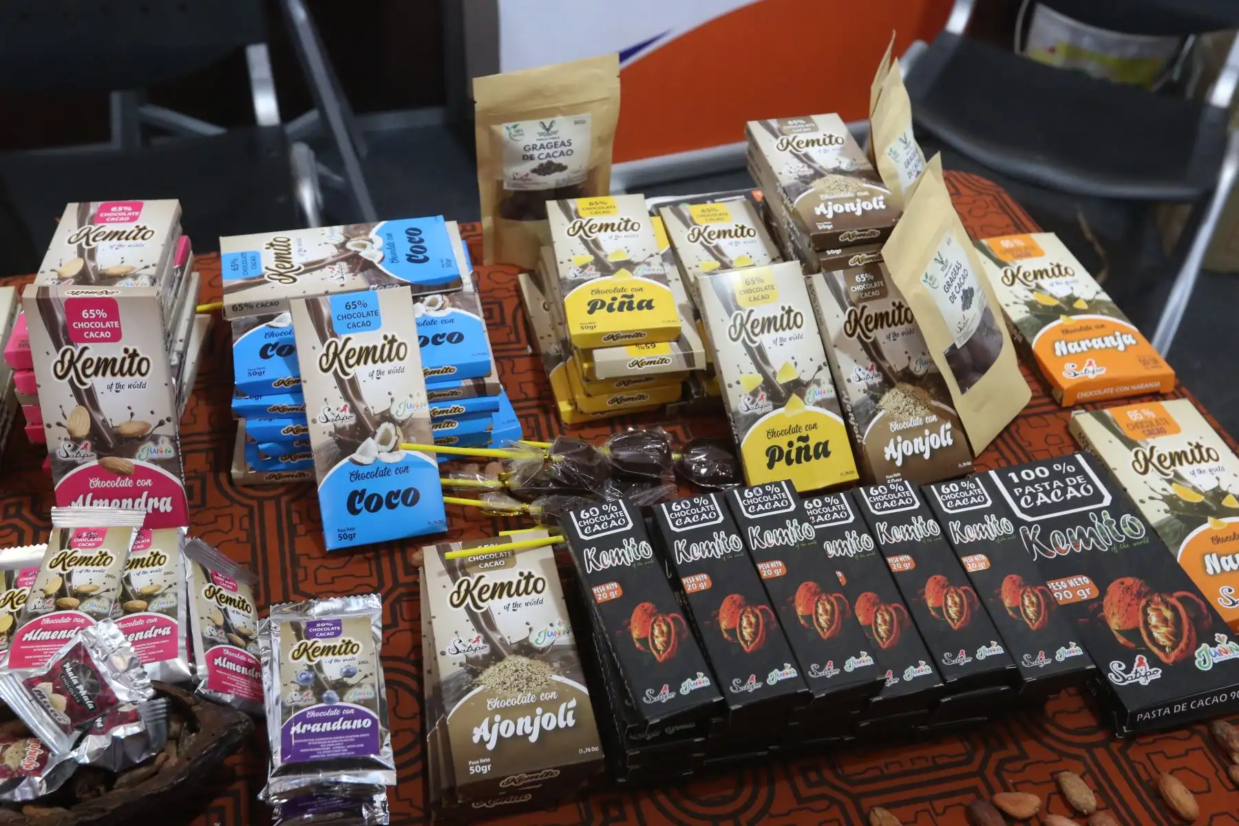 Centro de Convenciones Lima, se inaugura el Salón del Cacao y Chocolate 2023, en ceremonia que marca el inicio de su alianza con el Salon Du Chocolat Paris para formar parte de la mayor red mundial de salones de Chocolate.FOTO:ANDINA/Hector Vinces.