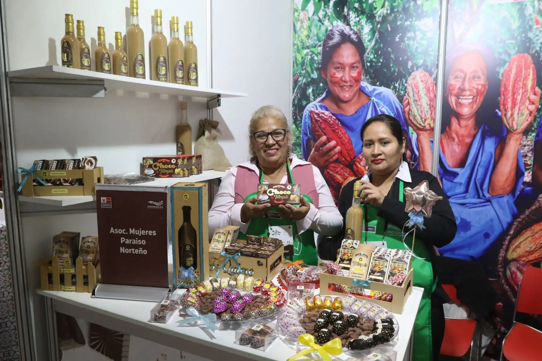 Centro de Convenciones Lima, se inaugura el Salón del Cacao y Chocolate 2023, en ceremonia que marca el inicio de su alianza con el Salon Du Chocolat Paris para formar parte de la mayor red mundial de salones de Chocolate.FOTO:ANDINA/Hector Vinces.