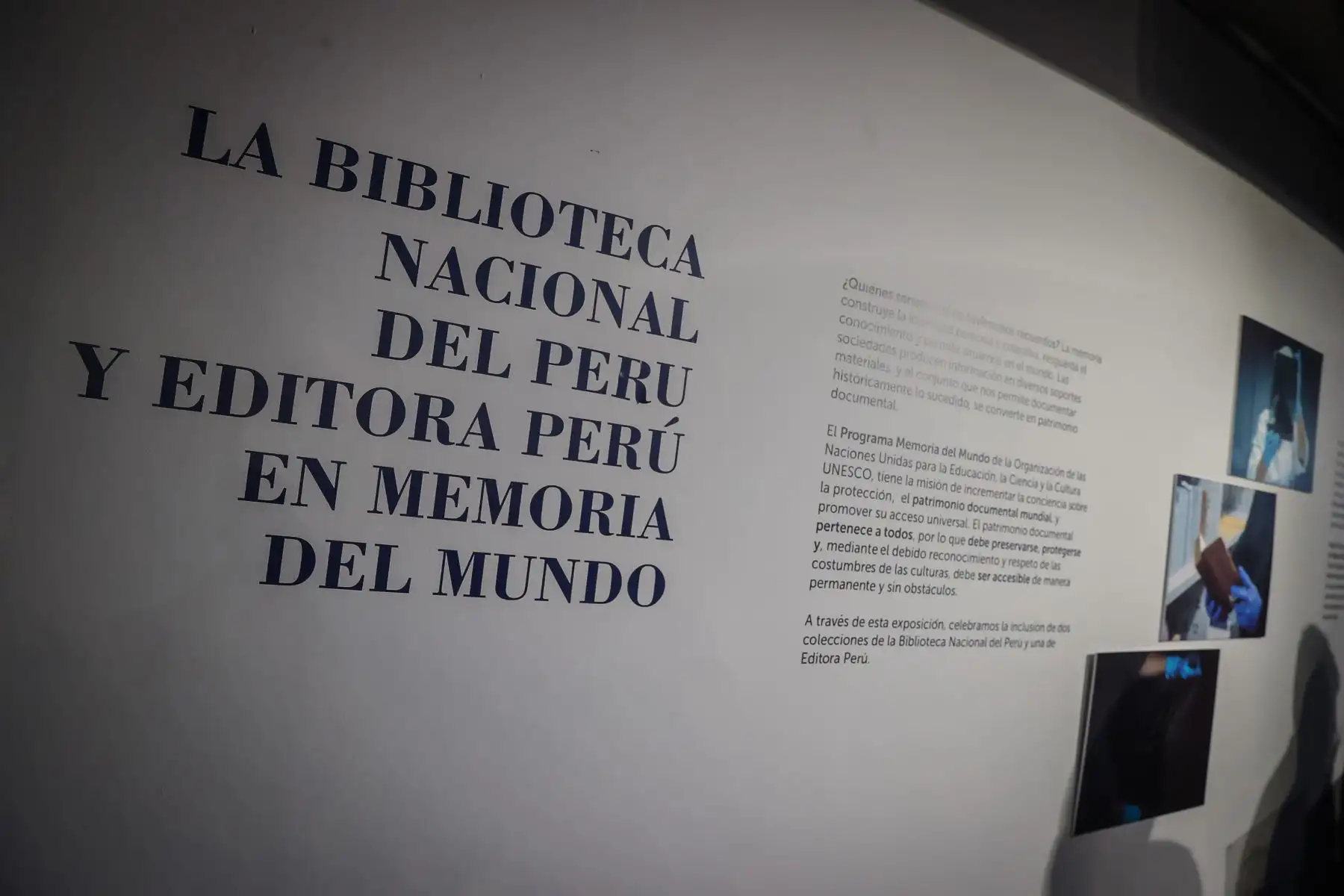 En la Biblioteca Nacional se realiza una exposición de las 3 colecciones reconocidas por la UNESCO, como memoria del mundo para America Latina y el Caribe.
Foto: ANDINA/Andrés Valle