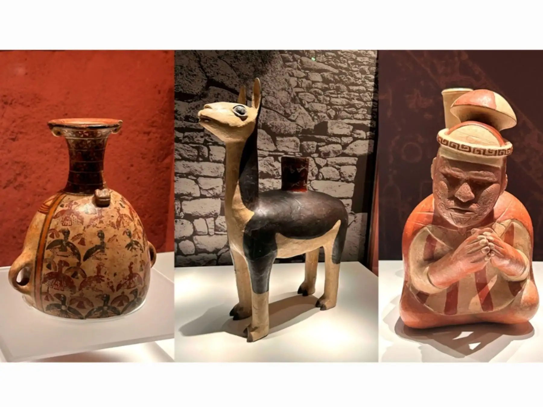 Los bienes, integrantes del Patrimonio Cultural de la Nación, pertenecen a 13 museos ubicados en Amazonas, Lambayeque, La Libertad, Cusco, Ica, Áncash, Ayacucho y Lima. 6 de ellos son administrados por el Ministerio de Cultura y los otros 7, son del ámbito privado, y cuyos bienes proceden de la investigación arqueológica sobre el desarrollo de la sociedad andina hasta llegar al Imperio de los Incas. Foto: difusión