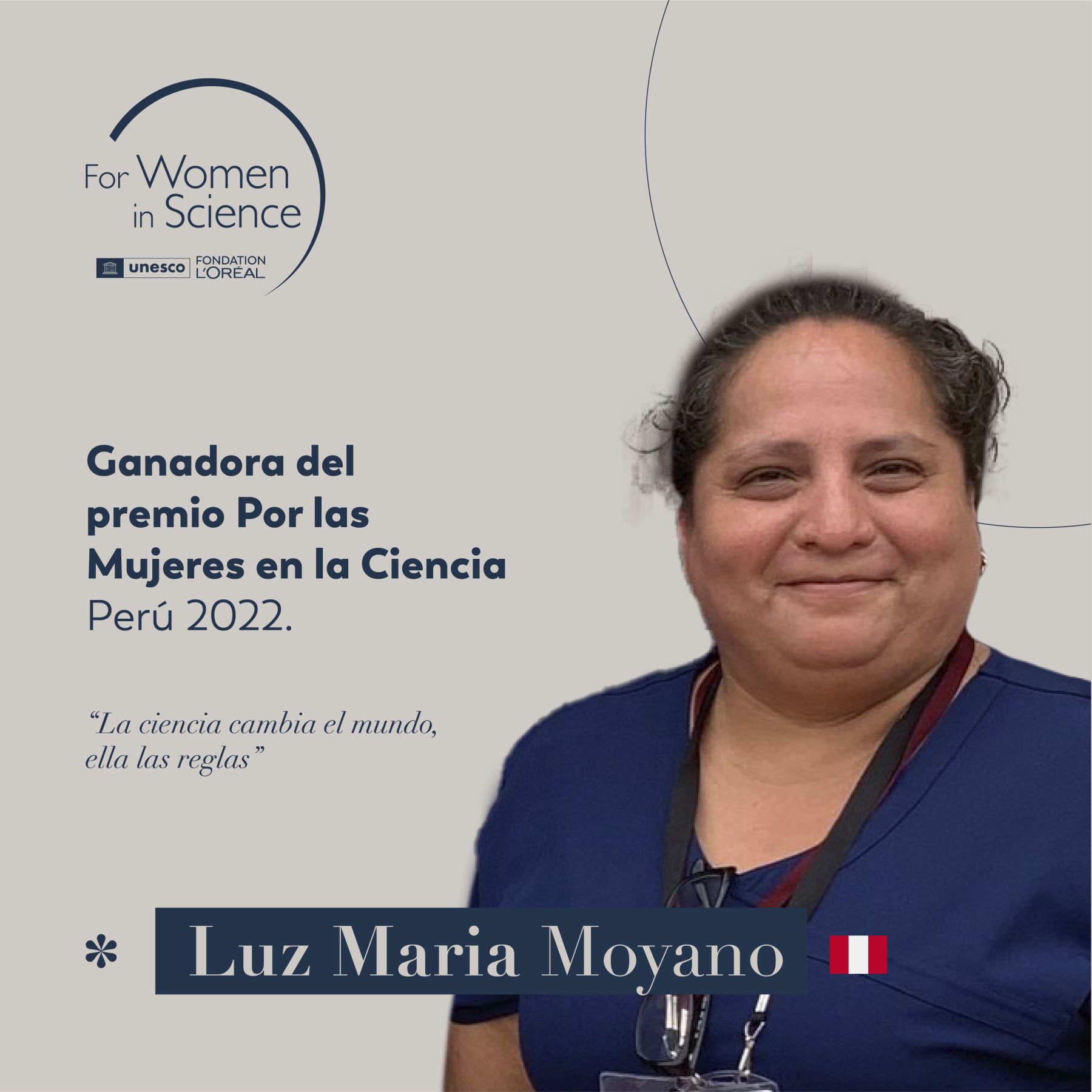 Abren en Perú convocatoria 2023 al premio "Por las Mujeres en la Ciencia".