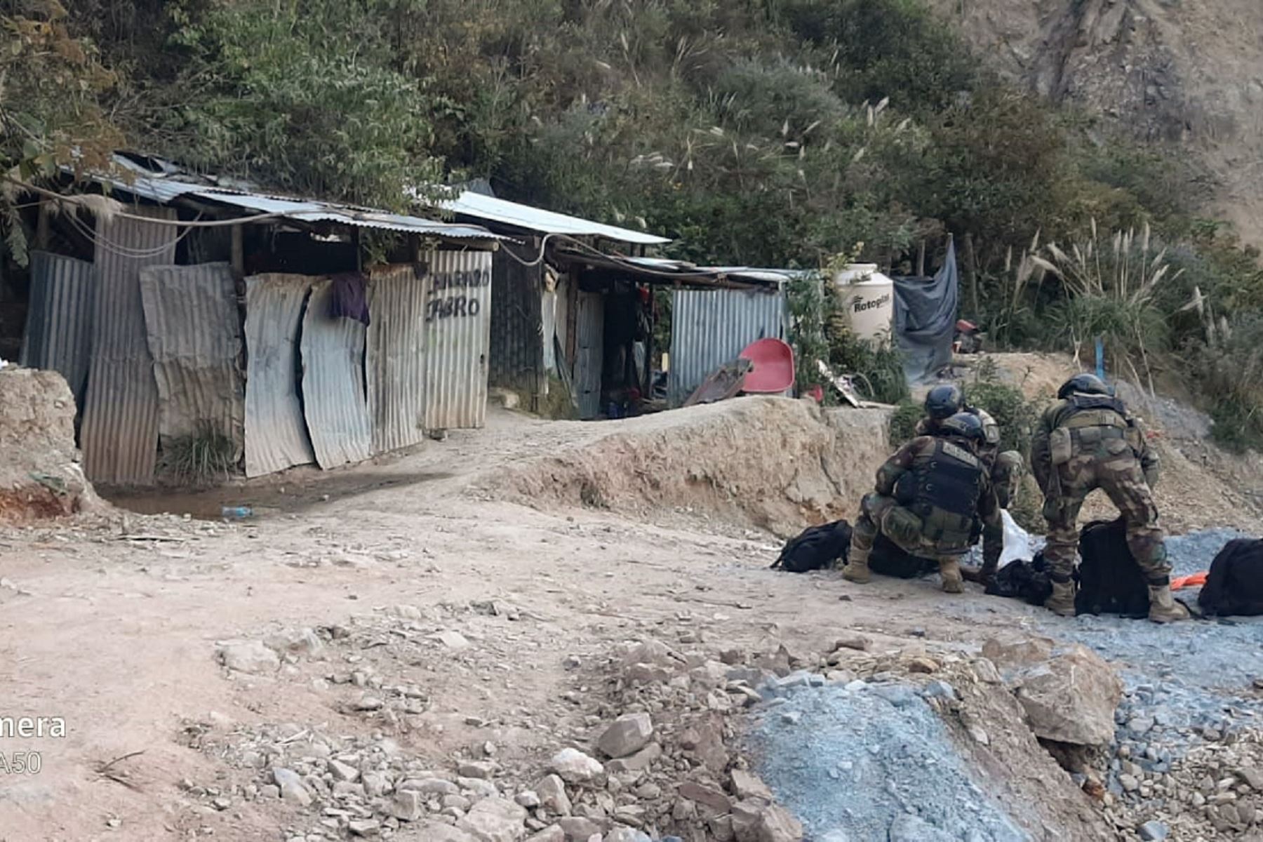 La PNP ha redoblado los operativos en Pataz, provincia andina de la región La Libertad, para contrarrestar el accionar delictivo como consecuencia de la minería ilegal. Foto: ANDINA/Difusión
