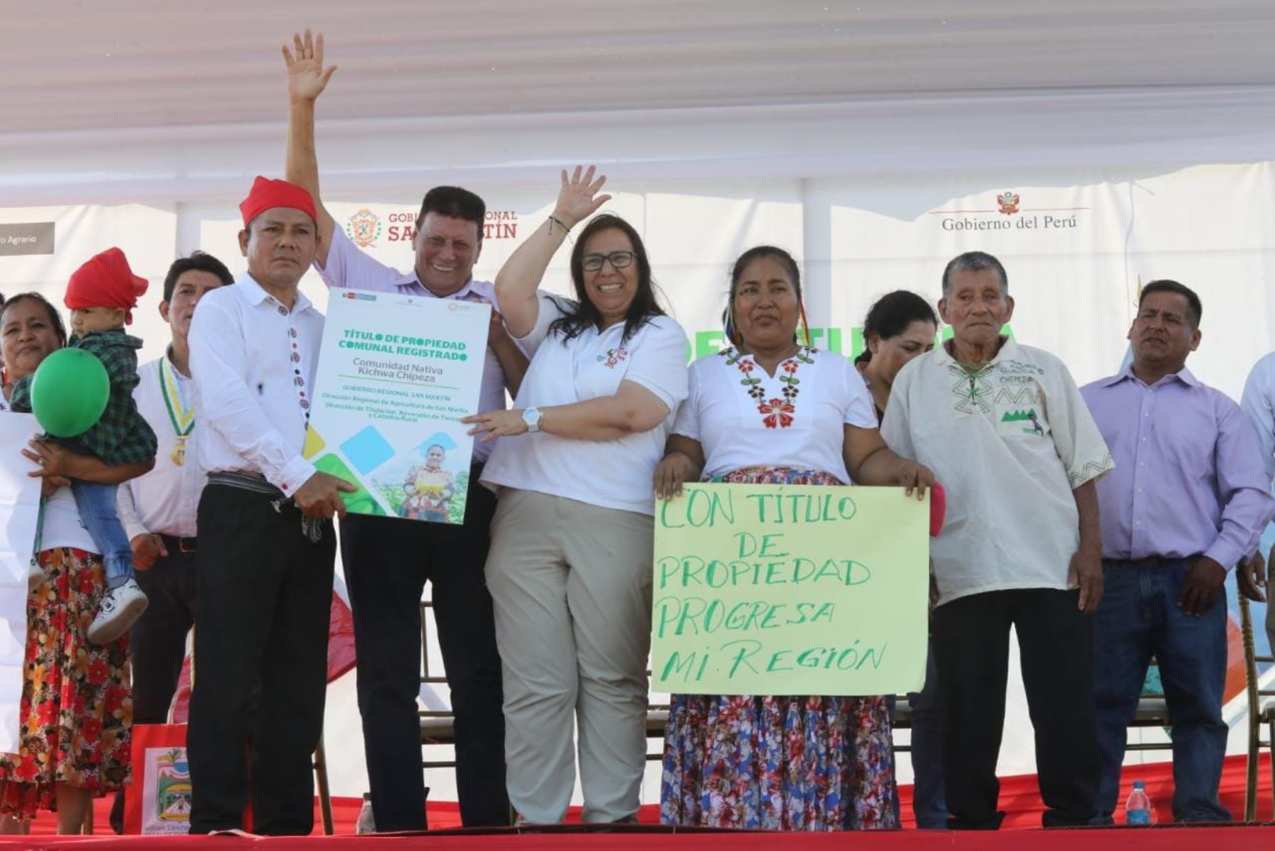 Ministra Nelly Paredes (Midagri) cumplió actividades en la región San Martín. Foto: MIDAGRI/Difusión.
