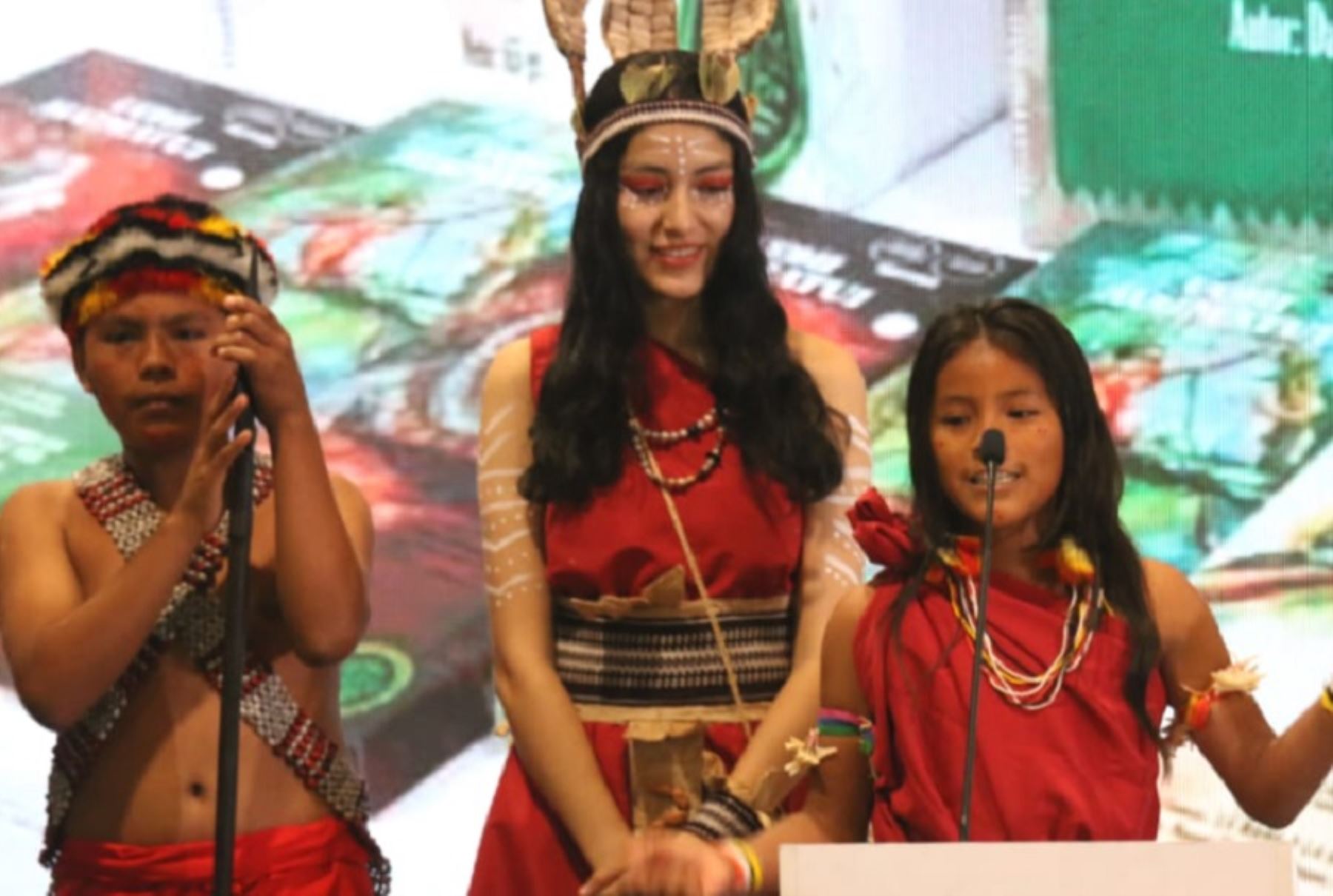 Indecopi expuso experiencia de niños autores awajún en Salón del Cacao y Chocolate 2023