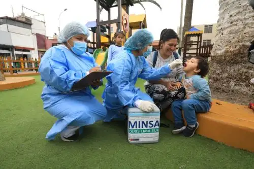 Cerca de 500,000 niños y niñas se protegieron contra la polio y el sarampión. Foto: ANDINA/Difusión.