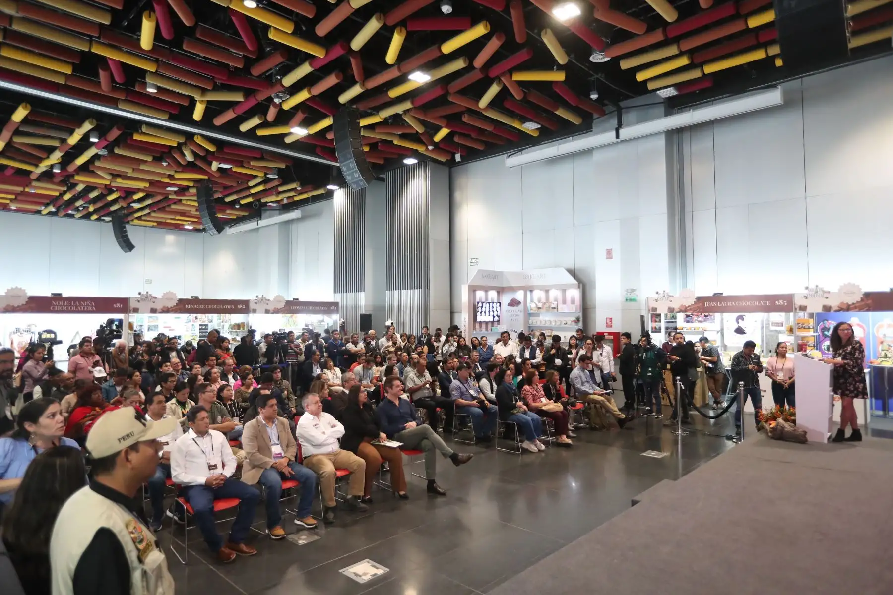 Centro de Convenciones Lima fue la sede del Salón del Cacao y Chocolate 2023 
Foto: ANDINA/Ricardo Cuba