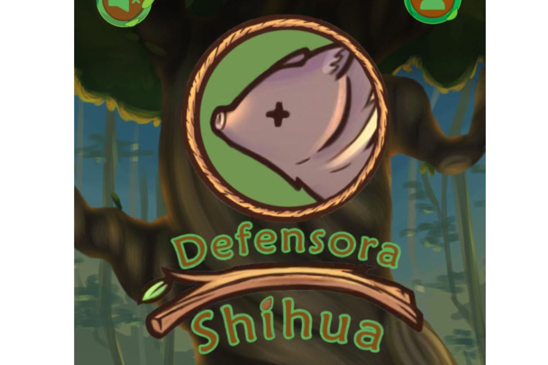 La protagonista de este videojuego es una sajina llamada Shihua cuya misión es defender el bosque amazónico.