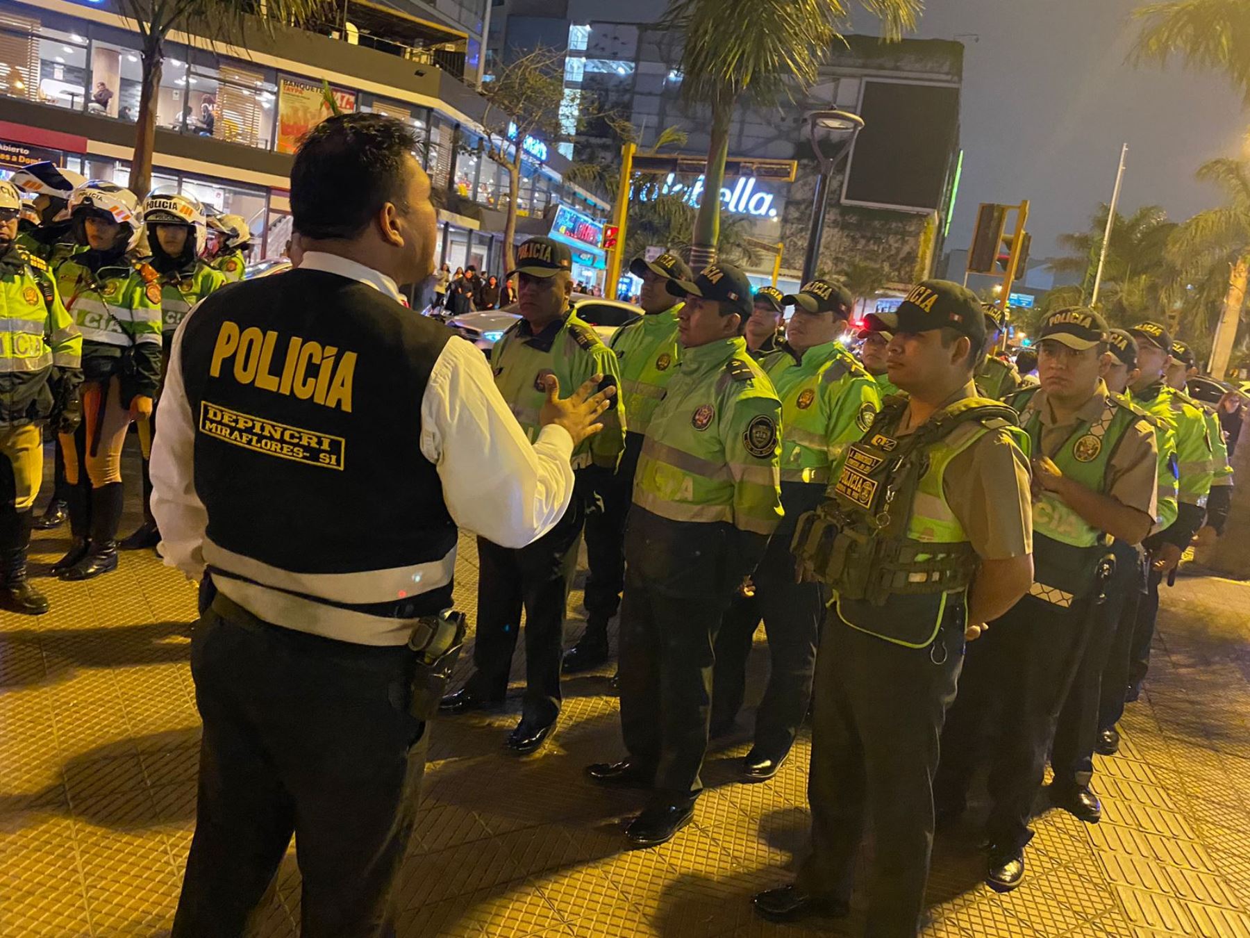 La Policía Nacional del Perú resguardará la seguridad el 19 de julio. ANDINA/ Municipalidad de Miraflores.