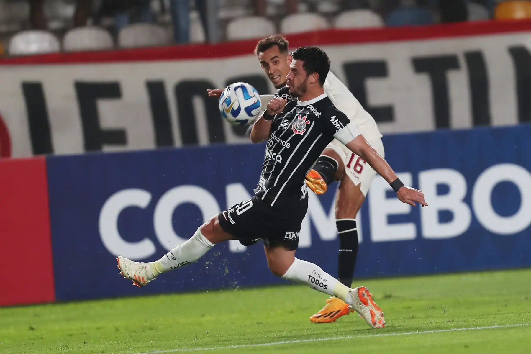 Universitario vs. Corinthians en partido por Copa Sudamericana 2023.Foto: ANDINA/Ricardo Cuba