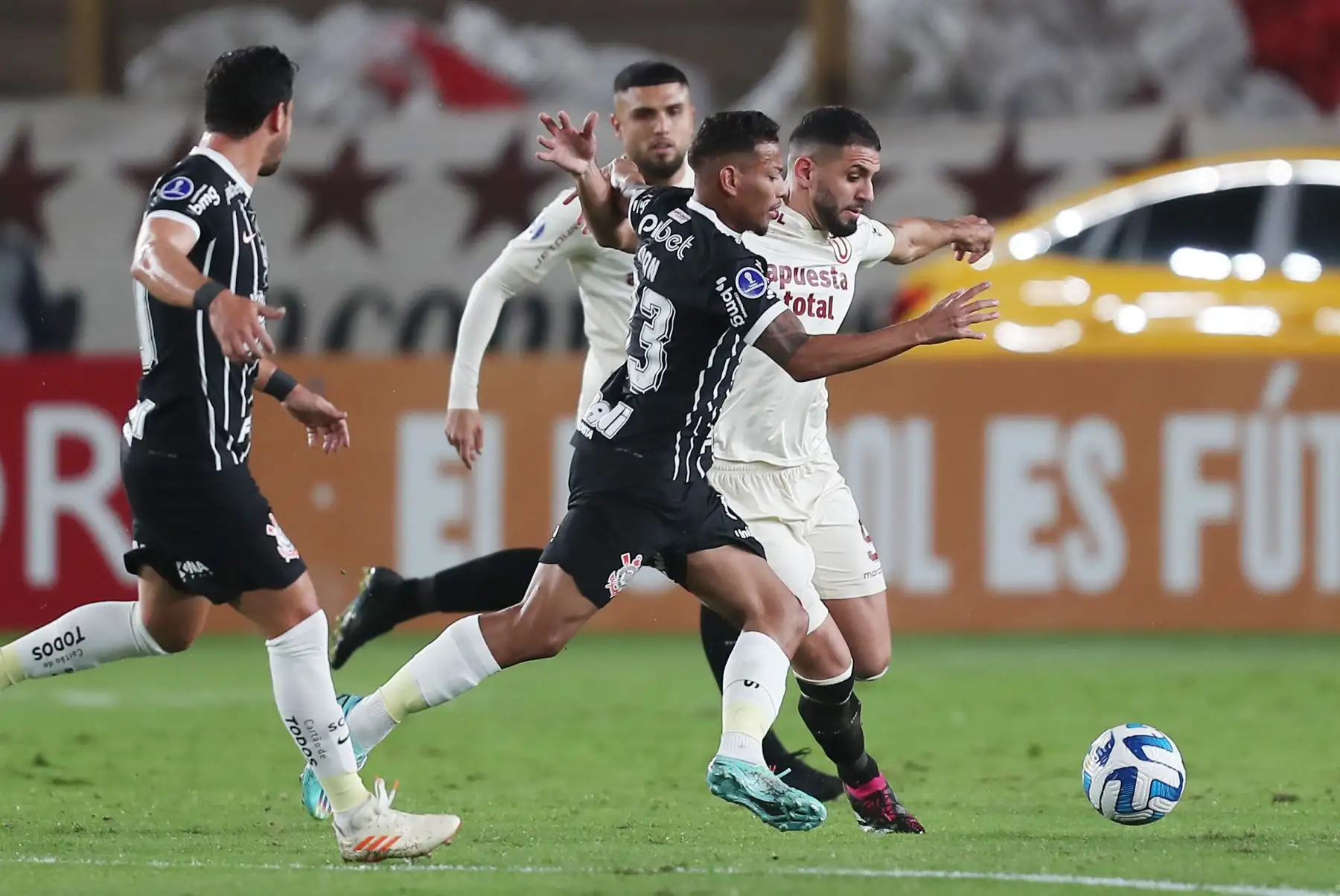 Universitario vs. Corinthians en partido por Copa Sudamericana 2023.Foto: ANDINA/Ricardo Cuba