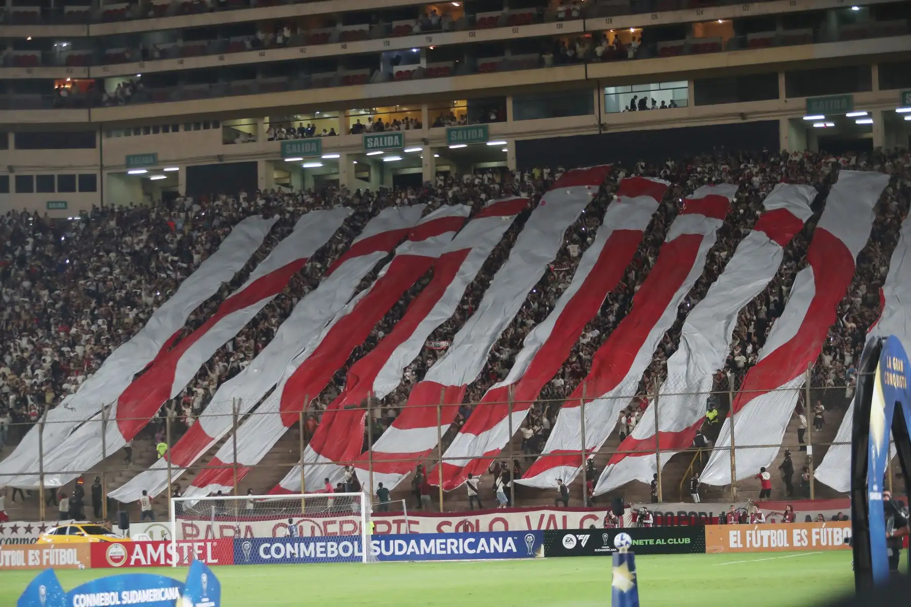 Universitario vs. Corinthians en partido por Copa Sudamericana 2023.Foto: ANDINA/Ricardo Cuba