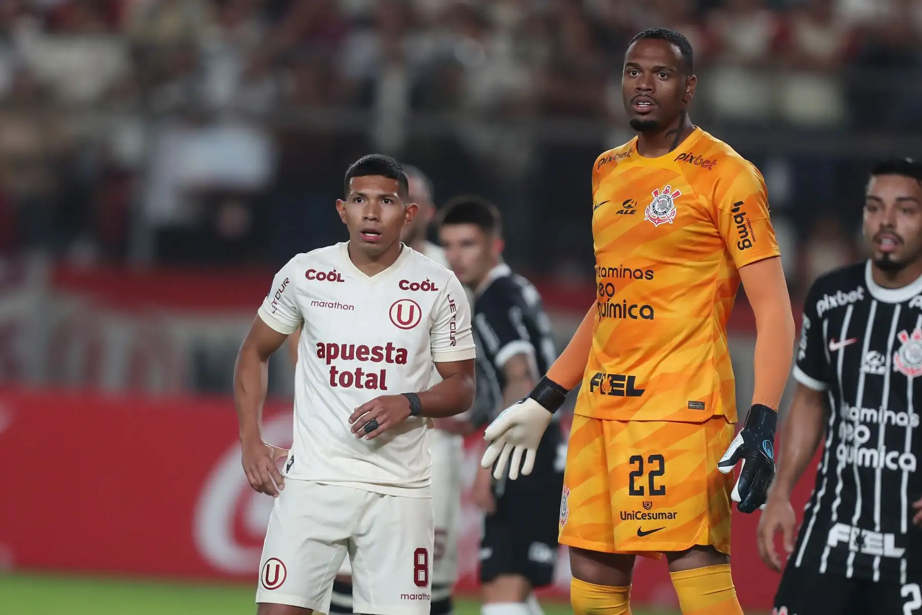 18/07/2023 Universitario vs. Corinthians en partido por Copa Sudamericana 2023.Foto: ANDINA/Ricardo Cuba