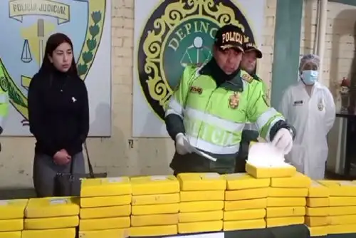 El conductor detenido será investigado por el presunto delito contra la salud pública, bajo la modalidad de tráfico ilícito de drogas.