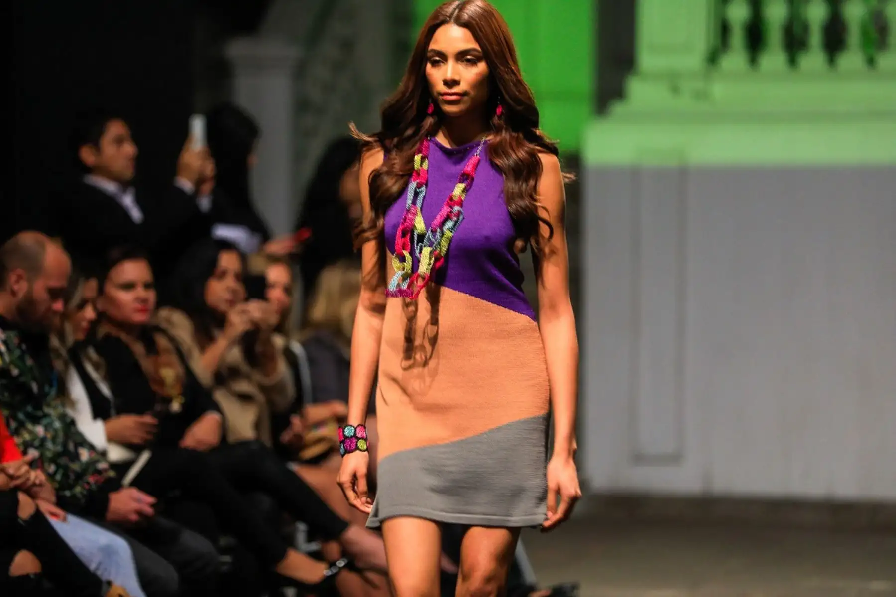 Desfile de modas con diseños peruanos. Foto: Cortesía.