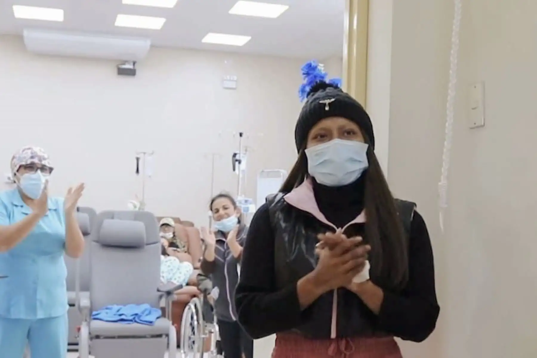 Llena de ilusión y con el deseo de disfrutar plenamente su juventud, Yasmine Riojas agradeció al equipo médico que la trató. Foto: ANDINA/Difusión