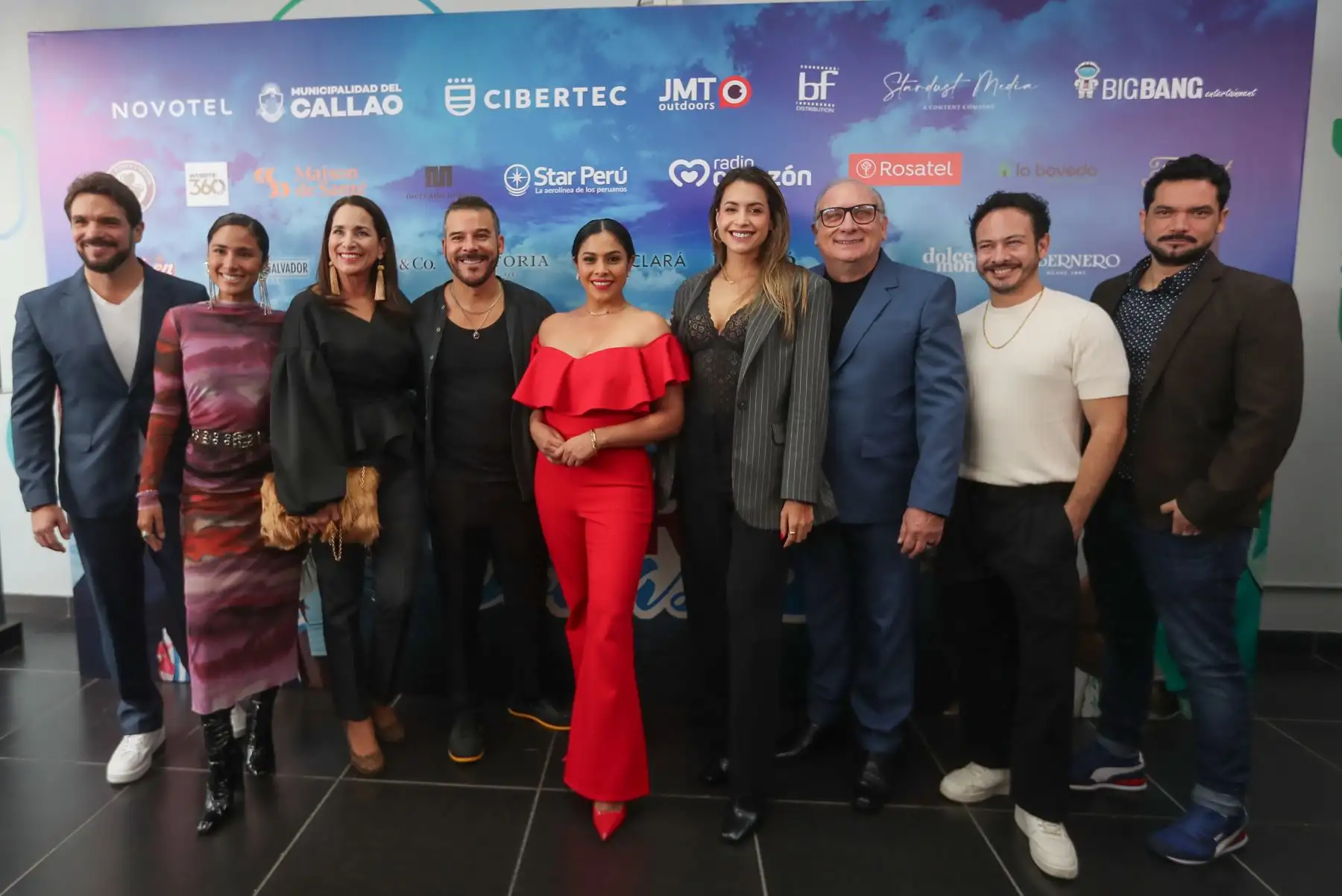 Conferencia de prensa de la película peruana dirigida por Adolfo Aguilar, "La peor de mis bodas 3" Foto: ANDINA/Ricardo Cuba