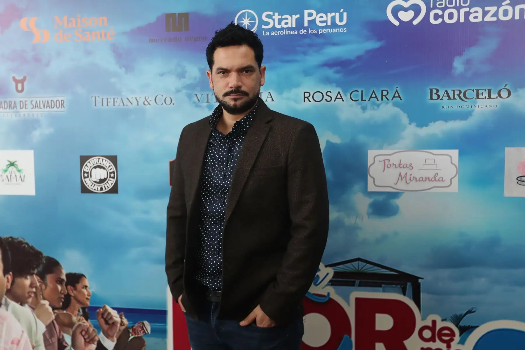 Francisco Cabrera en conferencia de prensa de la película peruana dirigida por Adolfo Aguilar, "La peor de mis bodas 3" Foto: ANDINA/Ricardo Cuba