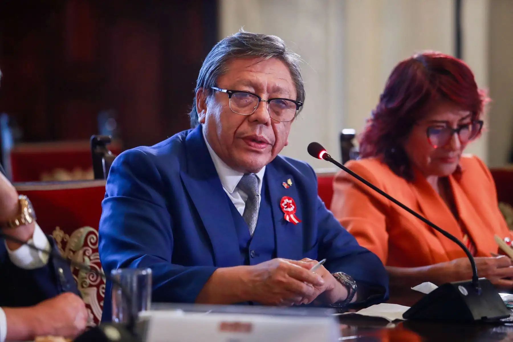 Presidenta Dina Boluarte sostuvo reunión de trabajo con titular de la ANGR, gobernadores regionales y el alcalde de Lima
Foto: ANDINA/Prensa Presidencia