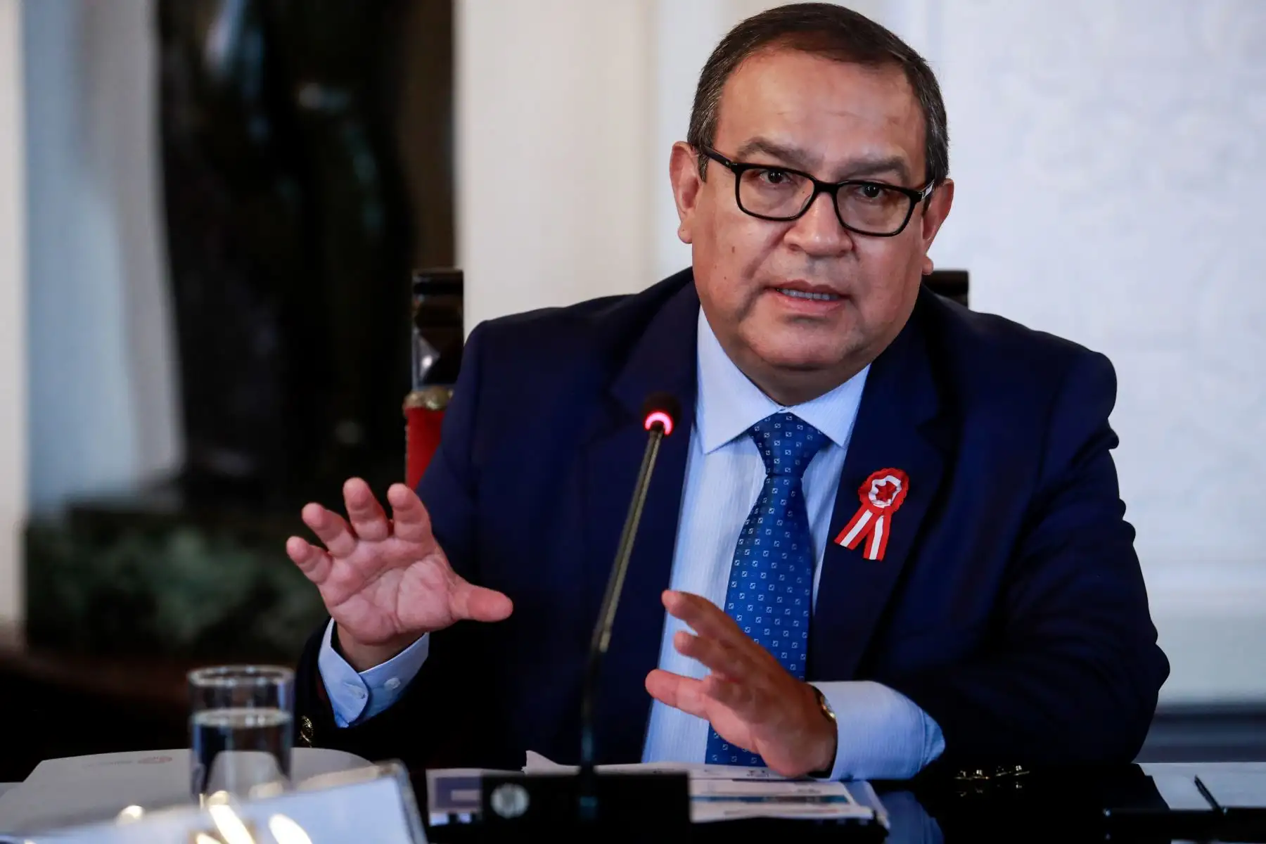 Presidenta Dina Boluarte sostuvo reunión de trabajo con titular de la ANGR, gobernadores regionales y el alcalde de Lima
Foto: ANDINA/Prensa Presidencia