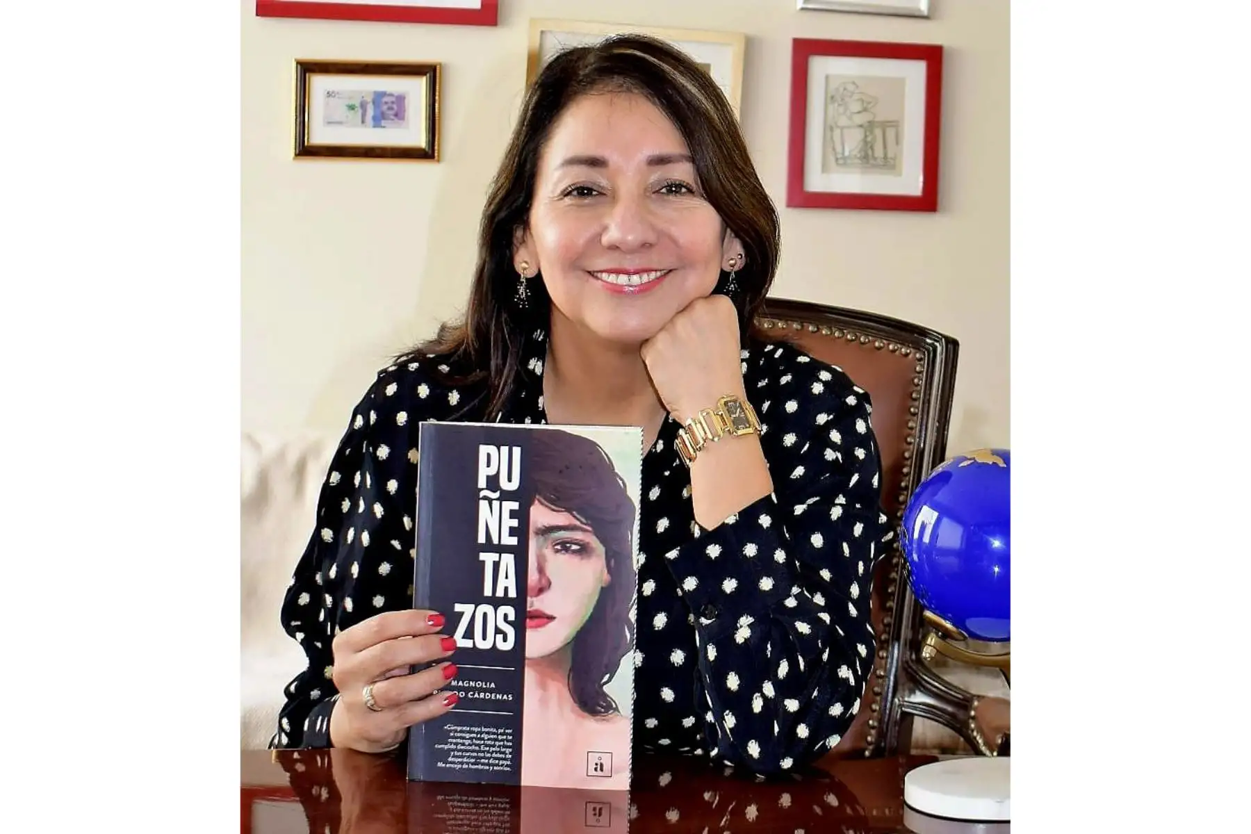 Libro "Puñetazos" de Magnolia Pinedo. Foto: ANDINA/Difusión