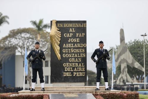 Héroe Nacional Capitán FAP José Quiñones Gonzales “Gran General del Aire del Perú”. Foto: ANDINA/PCM
