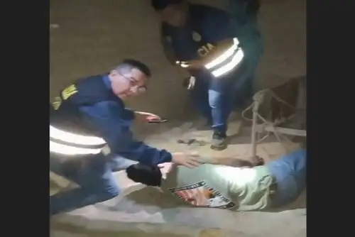 “Con ayuda de fuente humana, tecnología y la experiencia de los efectivos se logró la ubicación y liberación de esta persona, y sin que se pague los 2 millones de soles que pedía esta organización criminal", subrayó director de la III Macro Región Policial, general (PNP) Augusto Ríos Tiravanti.