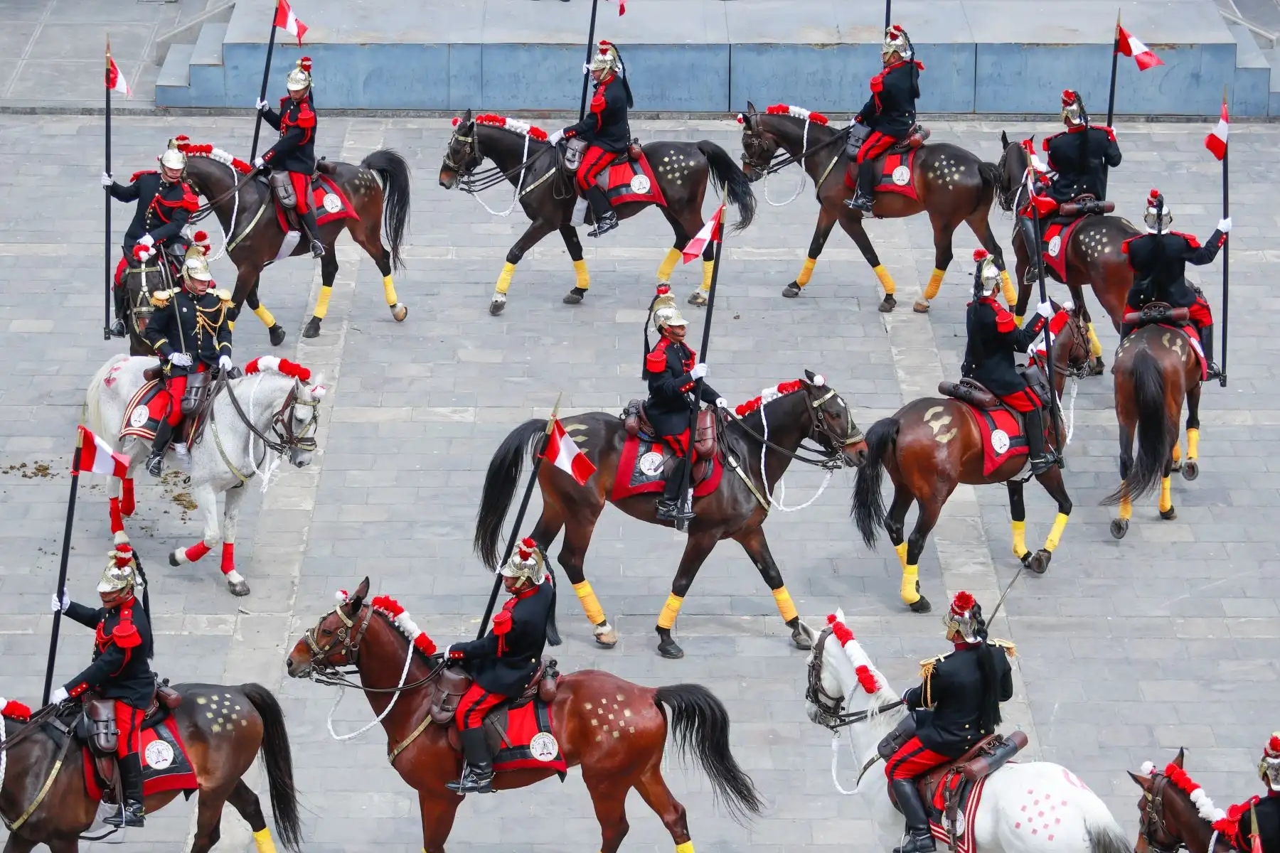 Tradicional cambio de guardia en Palacio de Gobierno
Foto: ANDINA/Prensa Presidencia
