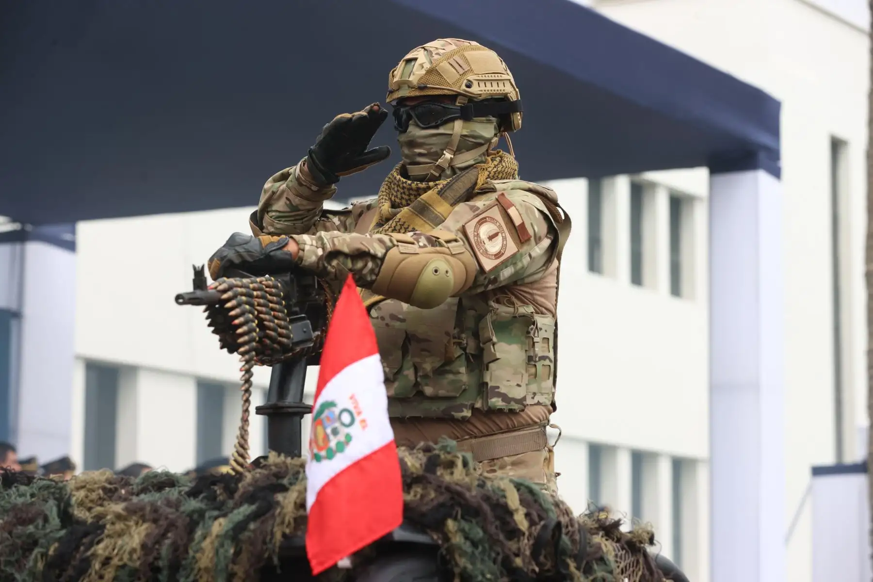 Ceremonia por el Día de la FAP y el 82° Aniversario de la Inmolación del Héroe Nacional Capitán FAP José Quiñores Gonzales “Gran General del Aire del Perú”. Foto: ANDINA/Prensa Presidencia