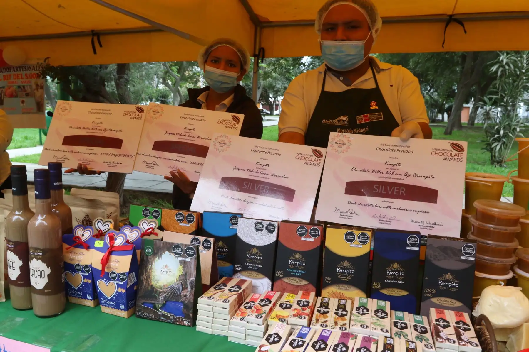 Feria de productos agropecuarios "de la chacra a la olla".Foto: ANDINA/Héctor Vinces