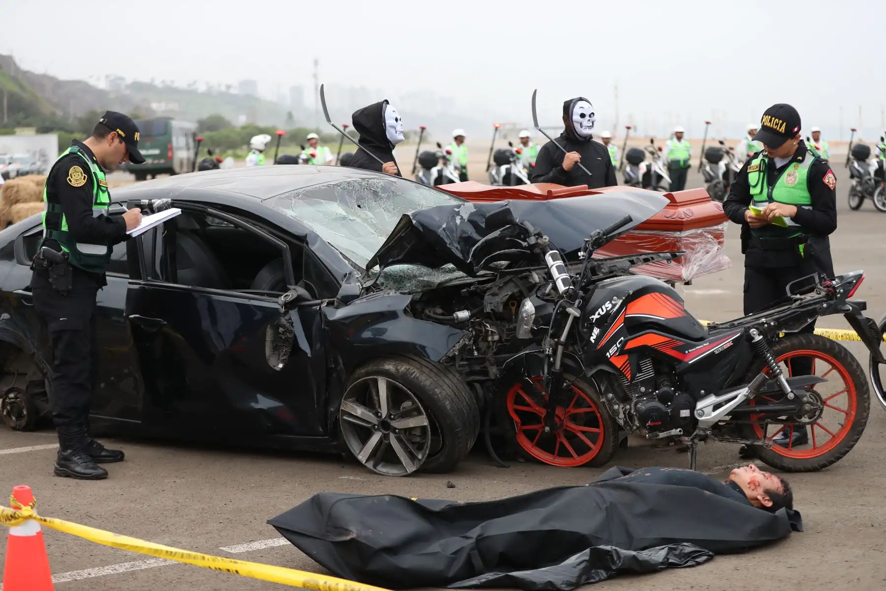 ANDINA/Daniel Bracamonte. Sutran invoca a conductores no exceder límites de velocidad en carreteras