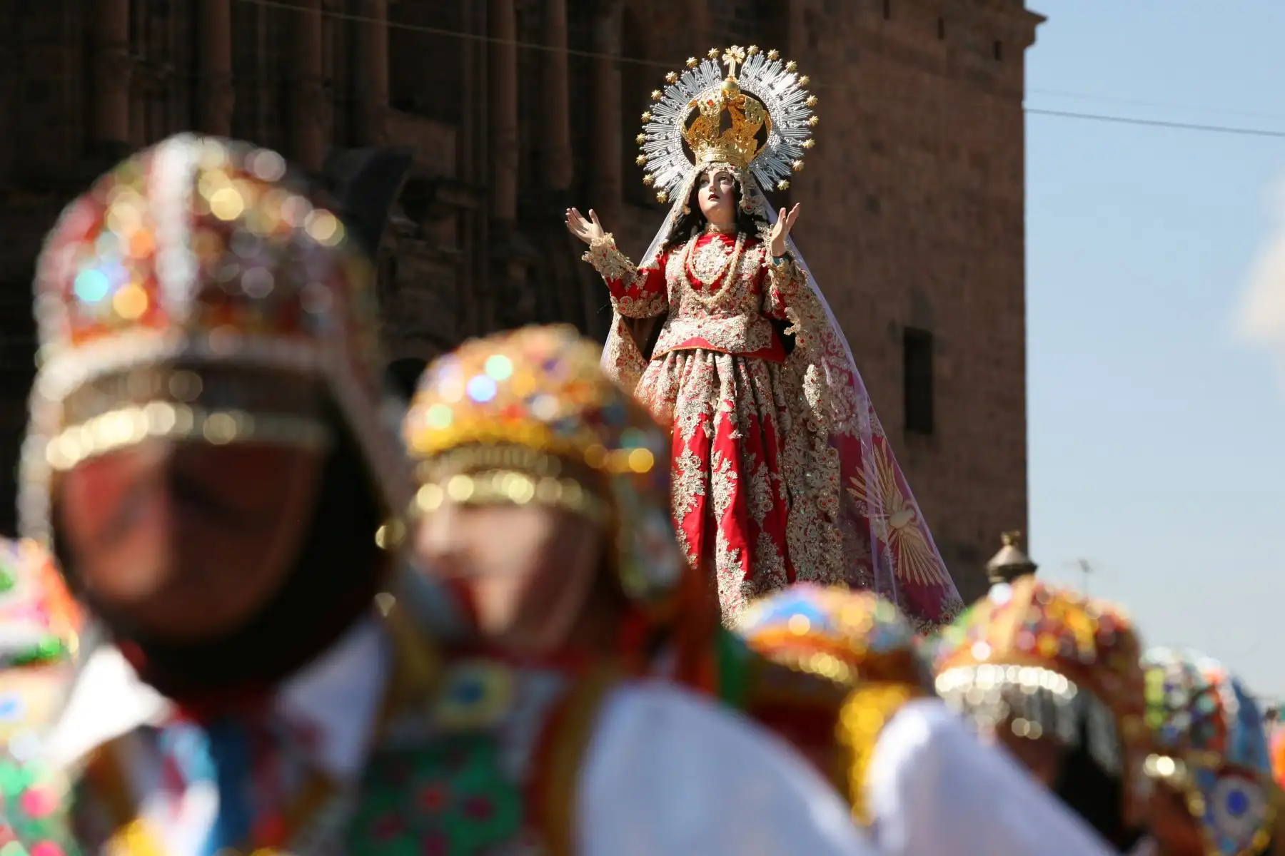 Fieles católicos de la ciudad de Coya, distrito ubicado en la provincia cusqueña de Calca, confirmaron que, del 14 al 17 de agosto próximo, celebrarán la festividad en honor a la milagrosa Virgen Asunta: Foto:ANDINA/ Percy Hurtado Santillán