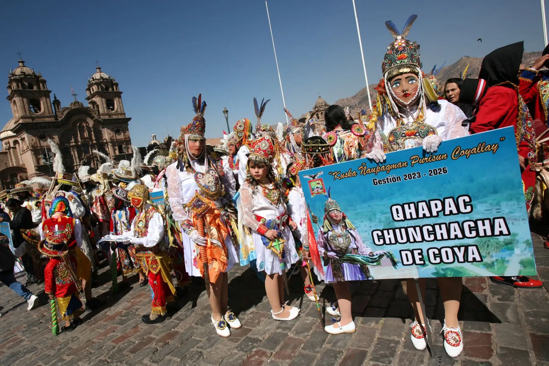 Fieles católicos de la ciudad de Coya, distrito ubicado en la provincia cusqueña de Calca, confirmaron que, del 14 al 17 de agosto próximo, celebrarán la festividad en honor a la milagrosa Virgen Asunta: Foto:ANDINA/ Percy Hurtado Santillán
