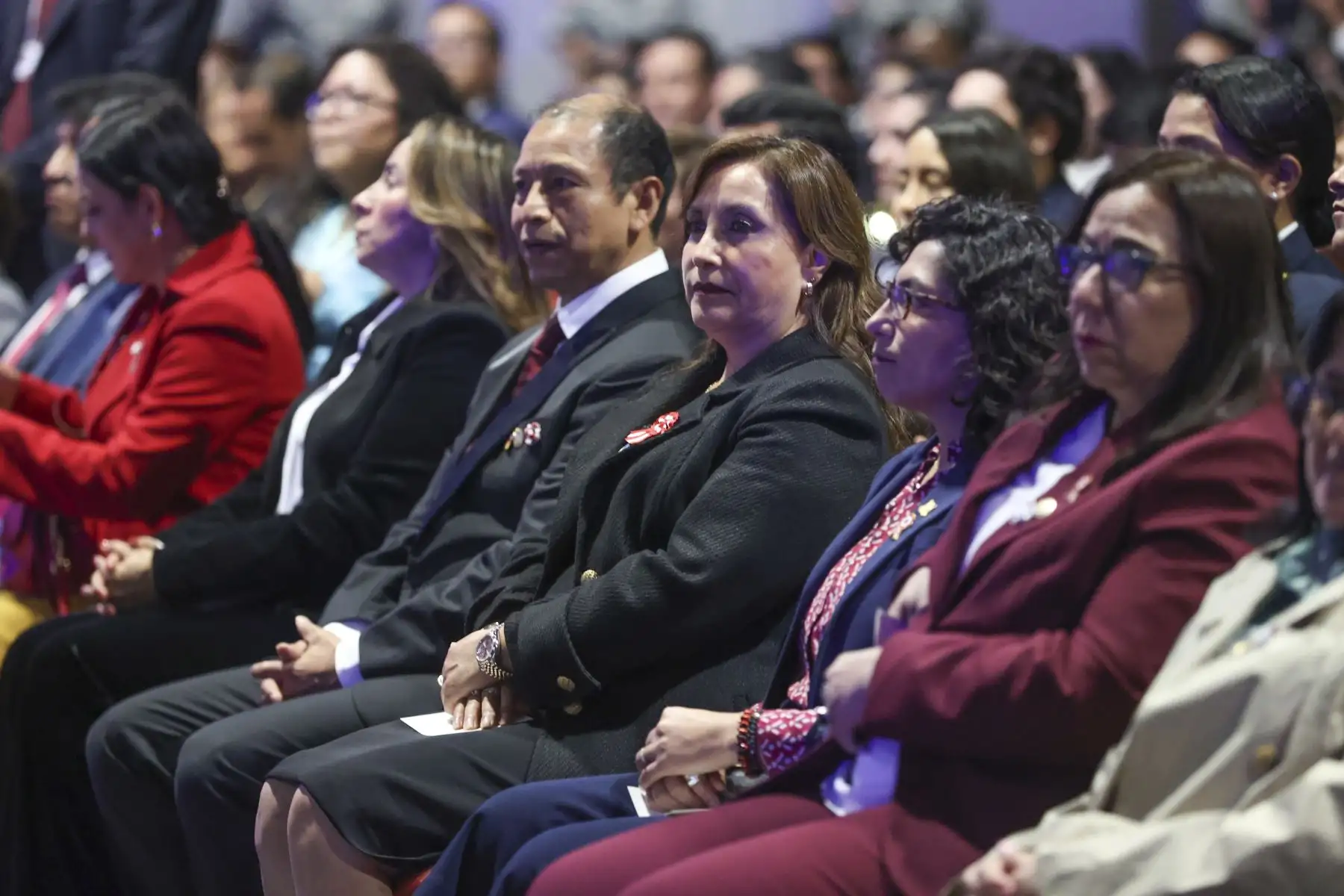 La presidenta de la República, Dina Boluarte, participó de la presentación de la Noche Cultural “Elenco Sinfónico Coral de Orquestando de los establecimientos Penitenciarios” que se realizó en el marco del 197° aniversario del Ministerio de Justicia y Derechos Humanos.
Foto: ANDINA / Presidencia Perú