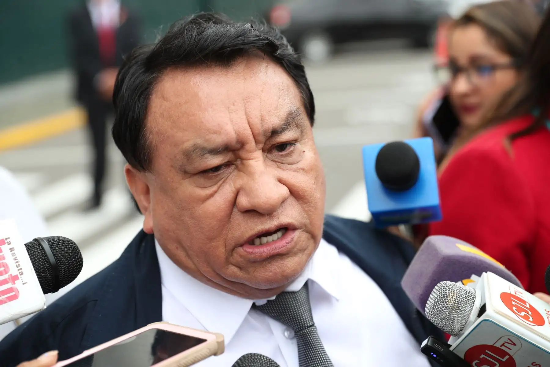 José Luna Gálvez, líder de Podemos Perú. ANDINA/Daniel Bracamonte