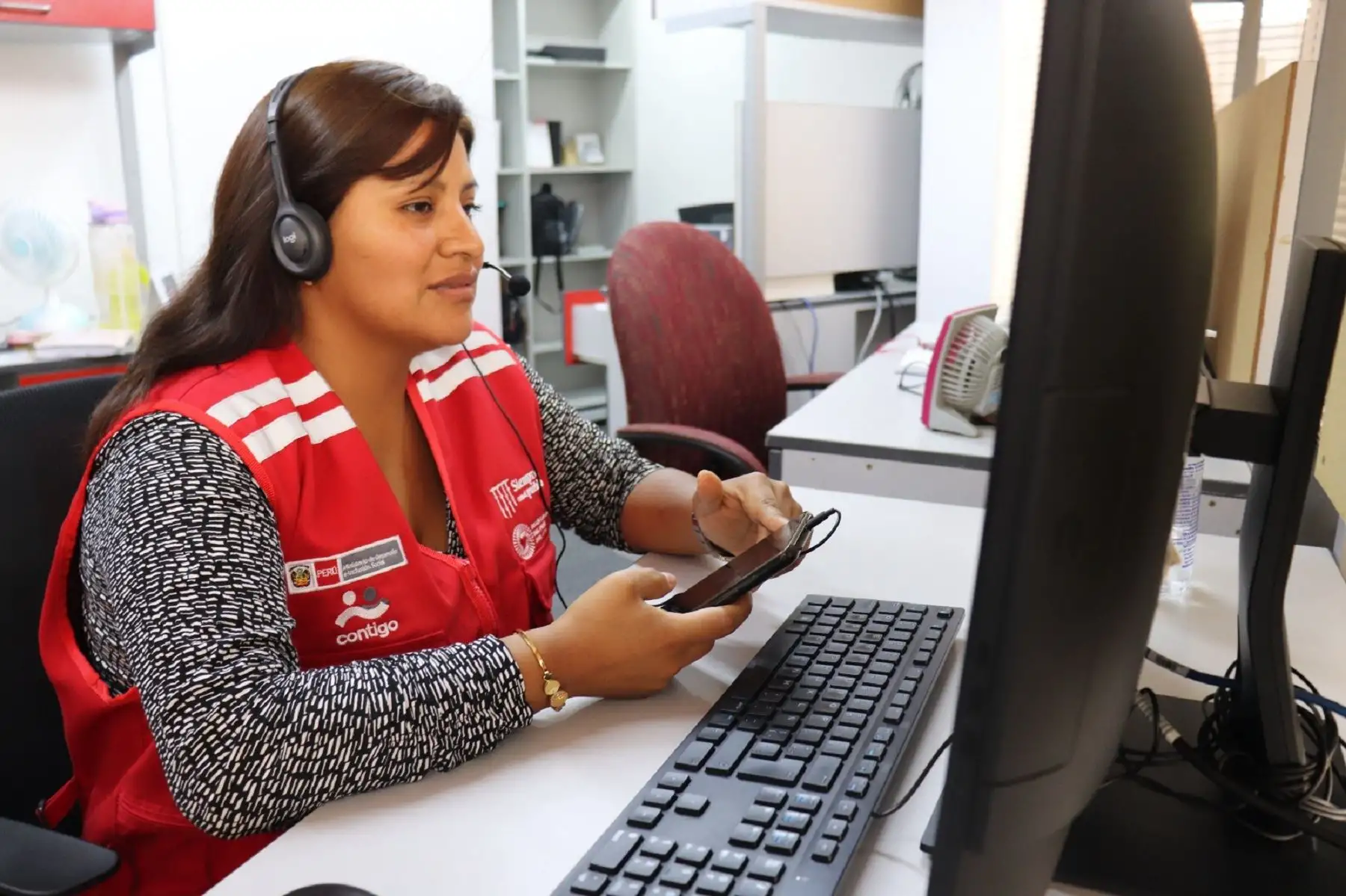 Contigo te escucha brinda soporte emocional a más de 4 500 usuarios y cuidadores Foto: Difusión