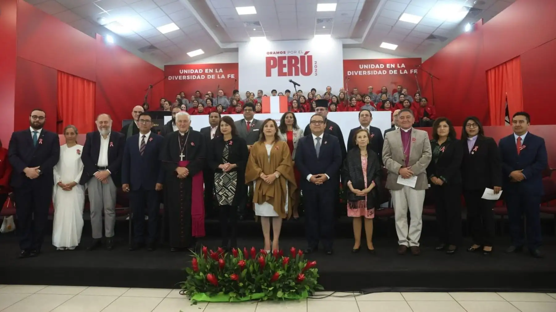 Presidenta participó en ceremonia de oración interreligiosa Oramos por el Perú