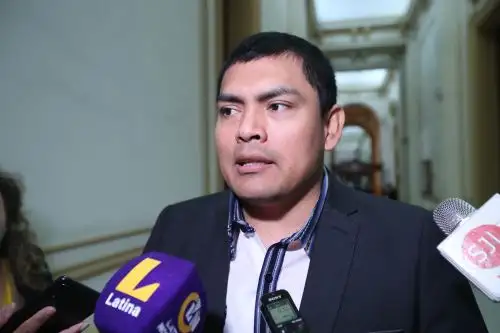 Congresista Américo Gonza, presidente de la Comisión de Justicia. ANDINA/Daniel Bracamonte