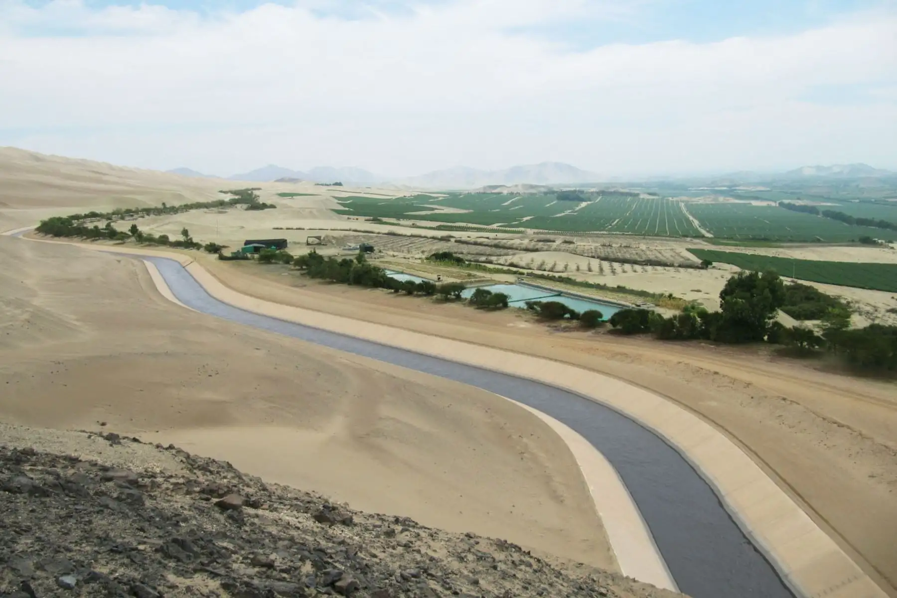 Las obras del Proyecto Especial Chavimochic han sido concebidas para aprovechar el potencial hídrico del río Santa. Foto: ANDINA/Difusión