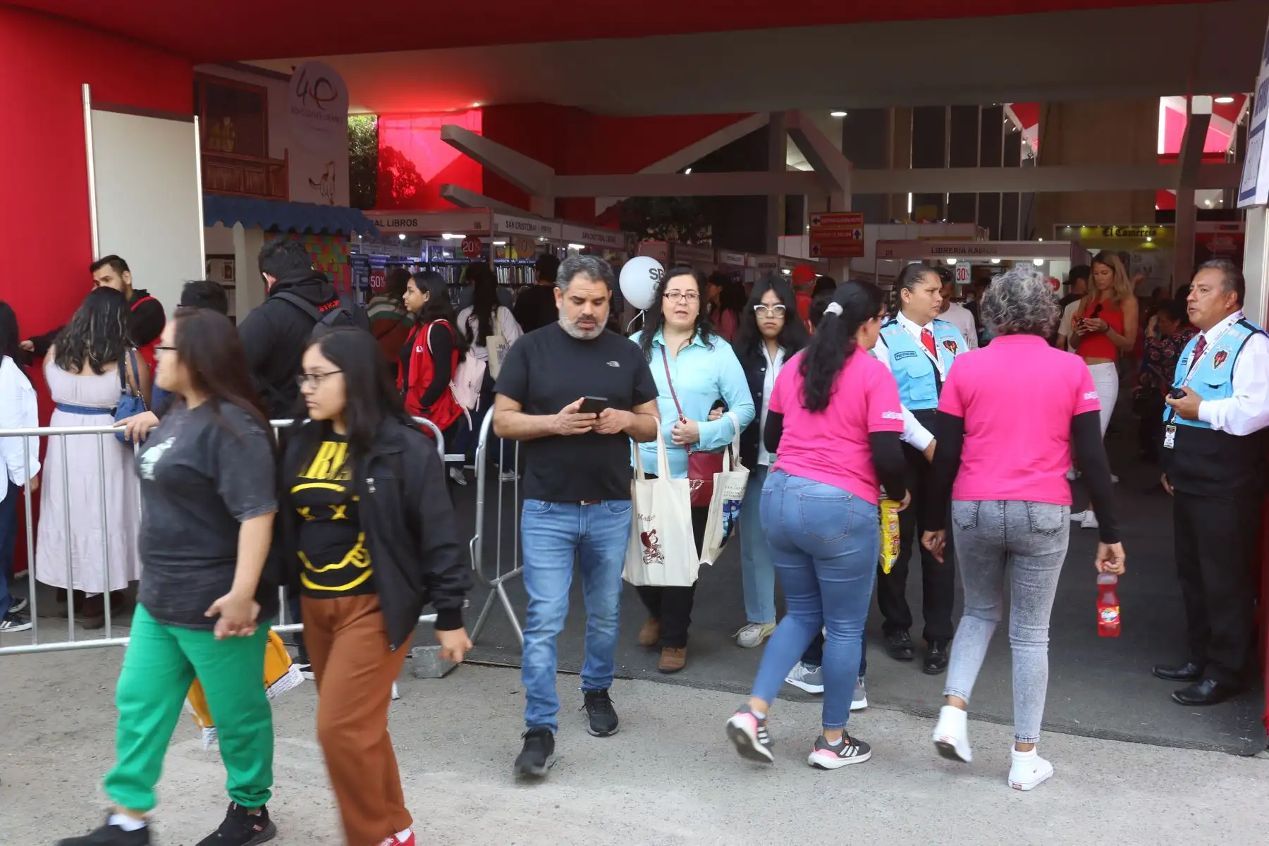 Feria Internacional del Libro.FOTO:ANDINA/Hector Vinces.