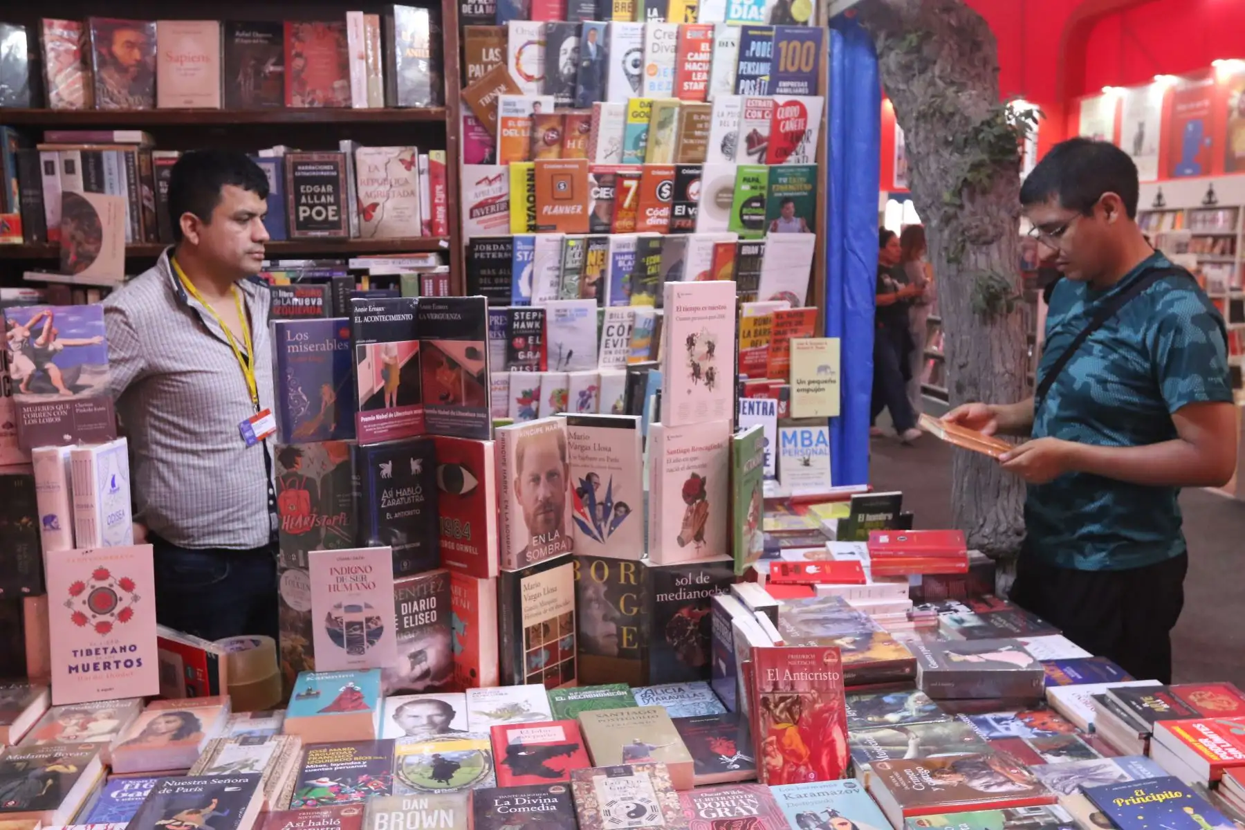 Feria Internacional del Libro.FOTO:ANDINA/Hector Vinces.