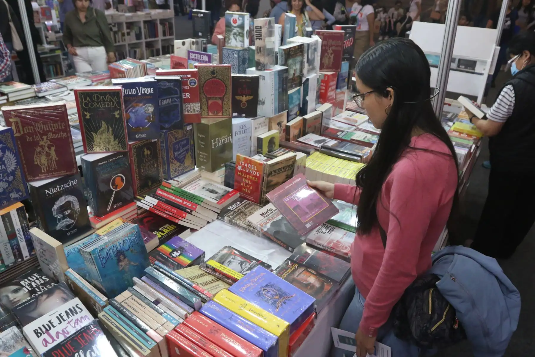 Feria Internacional del Libro.FOTO:ANDINA/Hector Vinces.