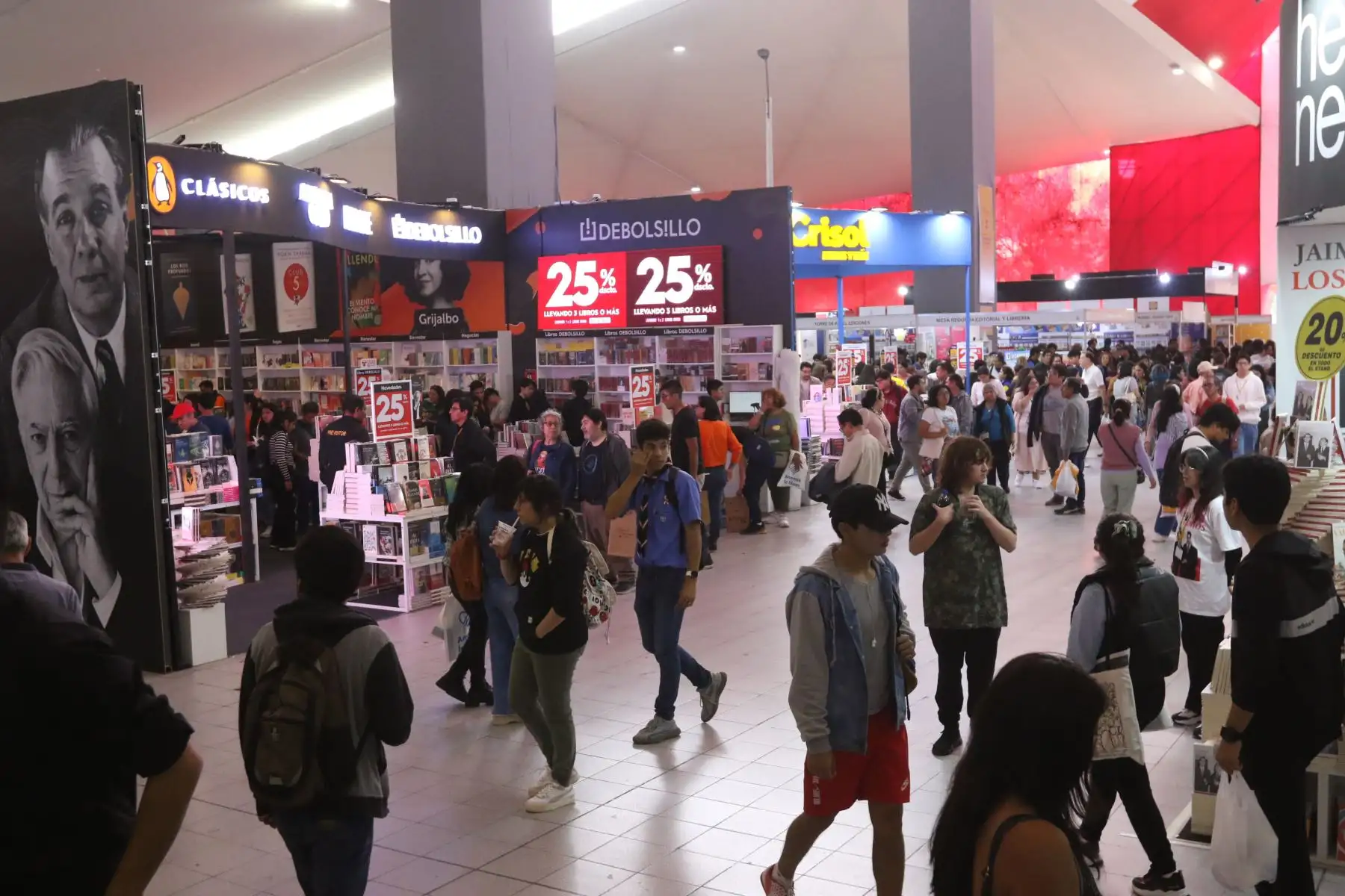 Feria Internacional del Libro.FOTO:ANDINA/Hector Vinces.