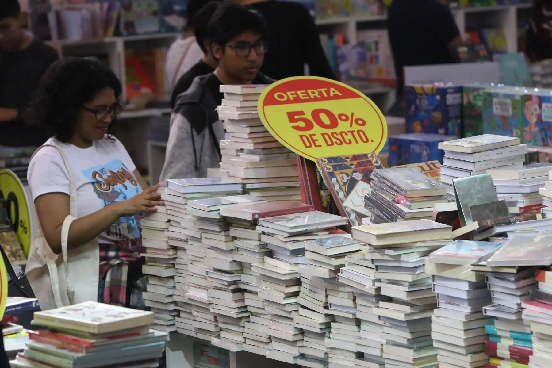 Feria Internacional del Libro.FOTO:ANDINA/Hector Vinces.